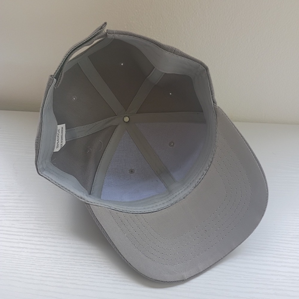 Gray Vietnam Era Veteran Patch Hat Cap Strap Back 1960 1975 - Picture 5 of 7